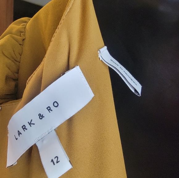 Lark & Ro size 12 Mustard Color Dress B23 - Picture 10 of 10